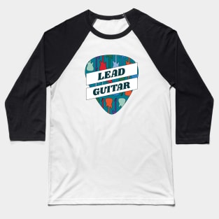 Lead Guitar Guitar Pick Baseball T-Shirt